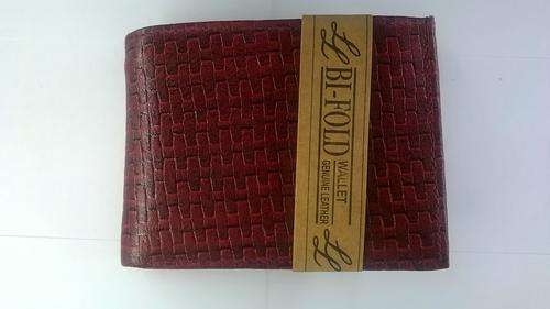 Handcrafted Genuine Leather Men's Bifold Wallet - GREAT GIFT!!